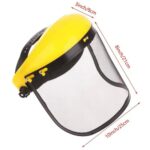 Предпазен шлем с мрежа за косене