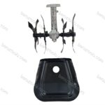 Приставка фреза с калник(предпазител) за бензинов тример,коса,храсторез - Image 2