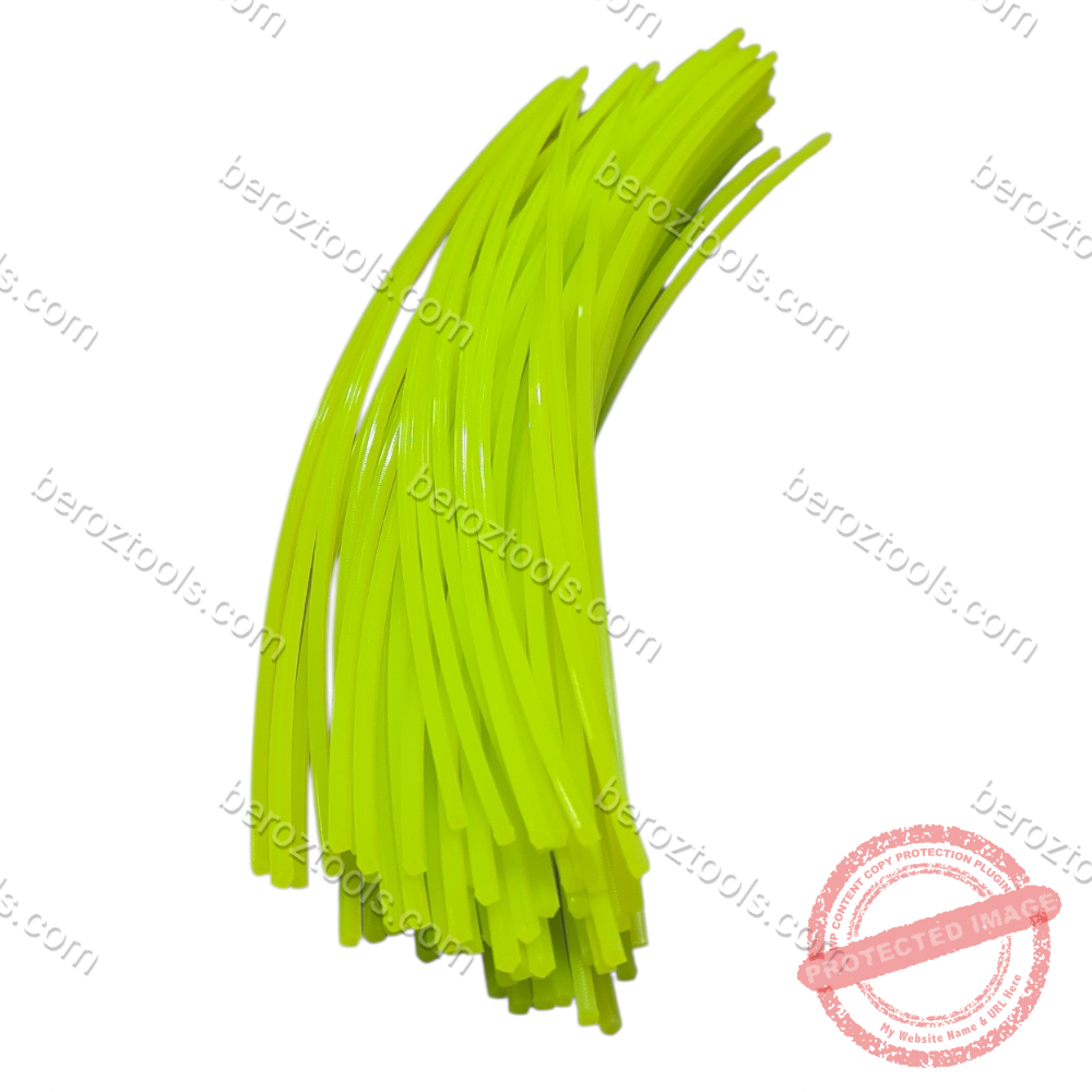 Корда за тример 3мм 60бр. пакет–предварително нарязани нишки - Beroz Tools Корда за тример 3мм 60бр. пакет–предварително нарязани нишки