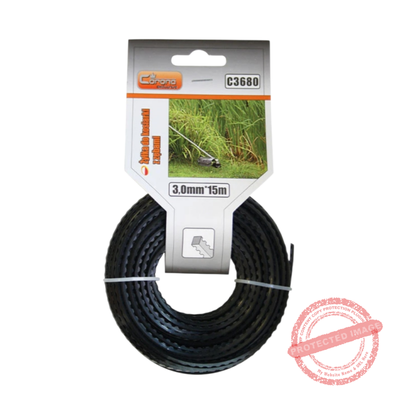 Корда назъбена 3 х 15метра за моторна коса,тример,храсторез