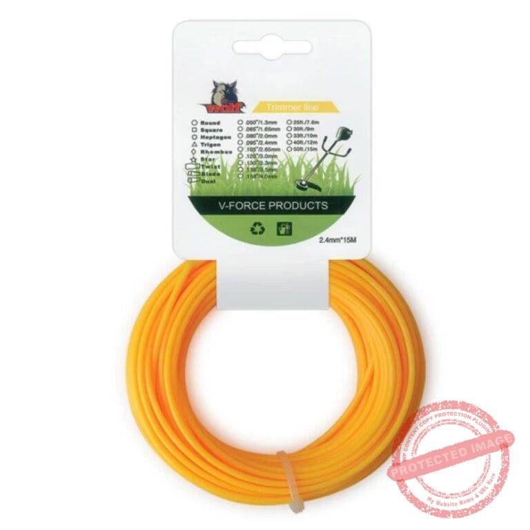 Корда квадрат 2,4мм х 15метра за моторна коса,тример,храсторез