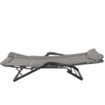 Сгъваемо походно легло-шезлонг с подлакътници