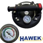 Вендуза за плочки и стъкло HAWEK с помпа и манометър – 130 кг, Ø200 мм