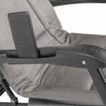 Сгъваемо походно легло-шезлонг с подлакътници