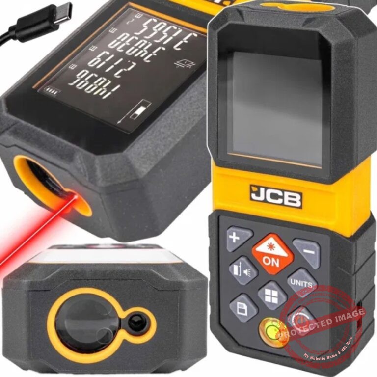 Акумулаторна лазерна ролетка JCB 80 м – Прецизен далекомер