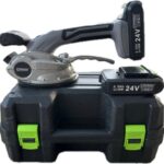 Акумулаторна вибрираща вендуза за плочки 24V 4Ah StahlMayer – 150 кг