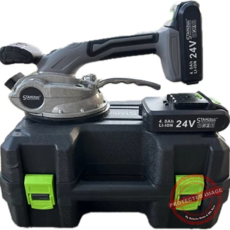 Акумулаторна вибрираща вендуза за плочки 24V 4Ah StahlMayer – 150 кг