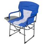 Сгъваем стол с метална конструкция и поставка за чаша FORSAGE