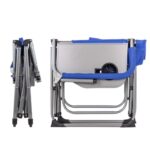 Сгъваем стол с метална конструкция и поставка за чаша FORSAGE