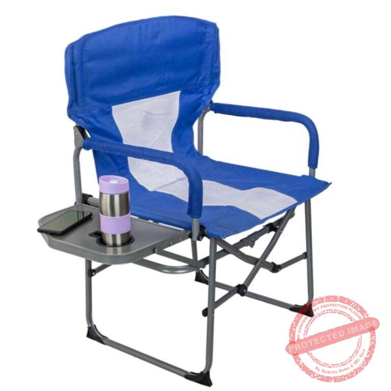 Сгъваем стол с метална конструкция и поставка за чаша FORSAGE