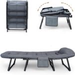 Сгъваемо походно легло тип шезлонг Forsage