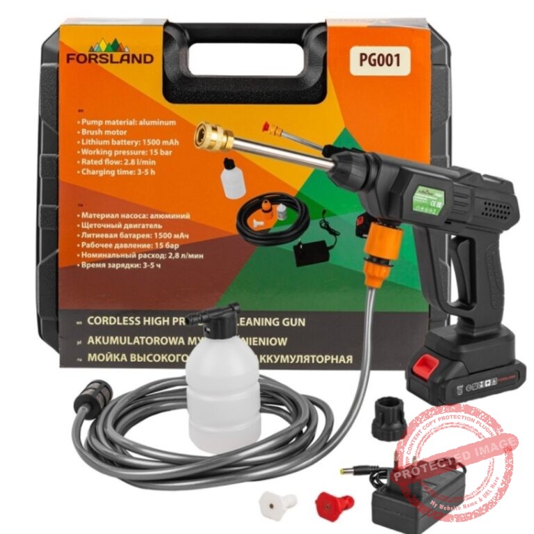 Акумулаторна водоструйка FORSLAND 21V – 15 бара