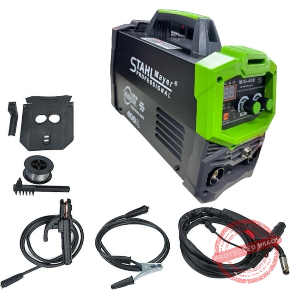 Комбиниран инверторен телоподаващ апарат MIG/MAG/MMA 400A StahlMayer – Заваряване без газ - Beroz Tools Комбиниран инверторен телоподаващ апарат MIG/MAG/MMA 400A StahlMayer – Заваряване без газ