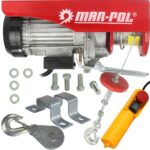 Електрическа въжена лебедка 300/600 кг 12 м 1200W MAR‑POL