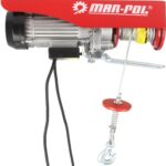 Електрическа въжена лебедка 400/800 кг 12 м 1300W MAR‑POL – строителна телфер лебедка
