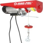 Електрическа въжена лебедка 400/800 кг 12 м 1300W MAR‑POL – строителна телфер лебедка