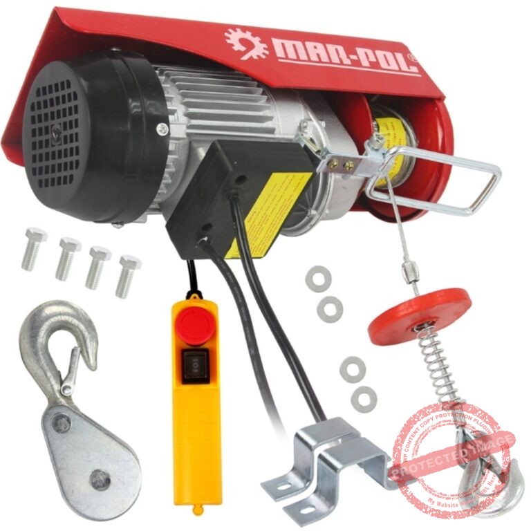 Електрическа въжена лебедка 125/250 кг 12 м 500W Mar‑Pol