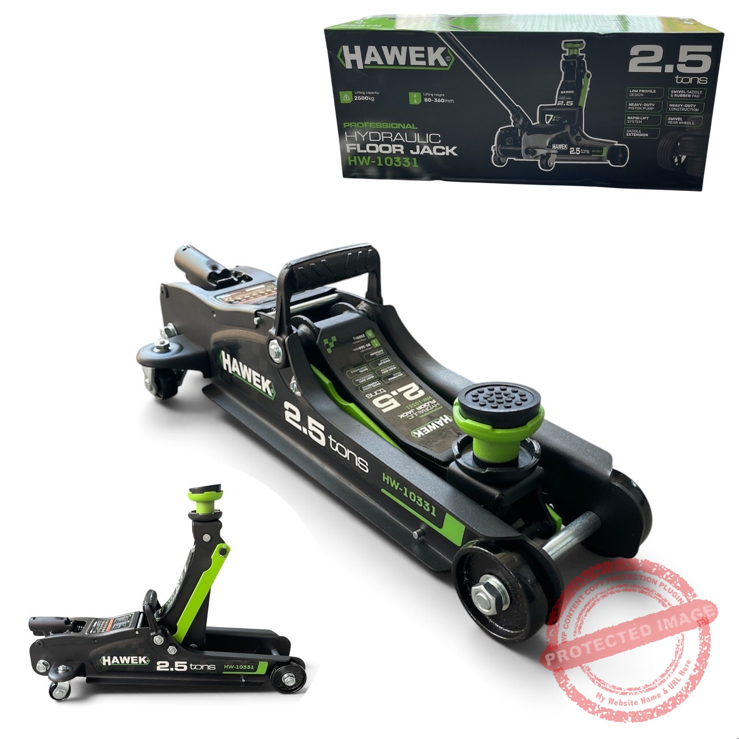 Хидравличен крик тип „Крокодил“ 2.5 t HAWEK - Beroz Tools Хидравличен крик тип „Крокодил“ 2.5 t HAWEK