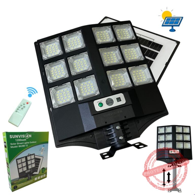 SUNVISION соларен LED прожектор,лампа 1200 W