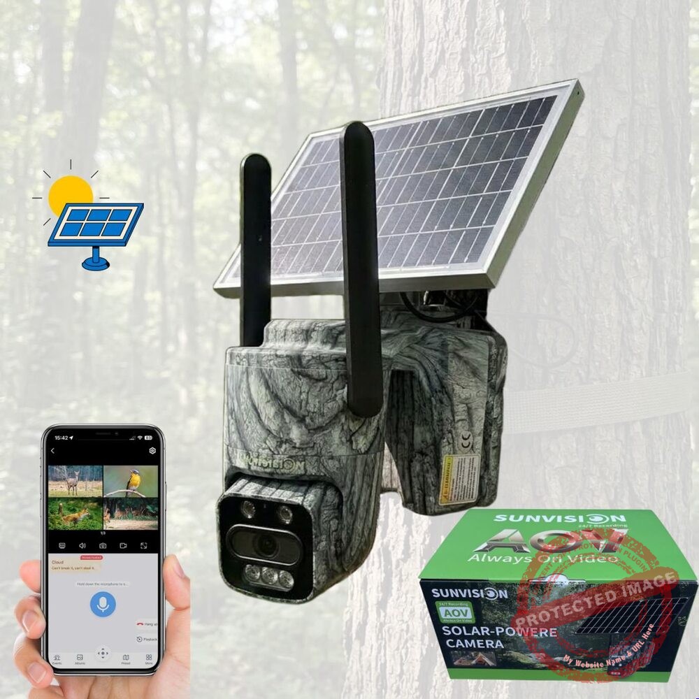 Ловна соларна камера SUNVISION 4G с дистанционно наблюдение - Beroz Tools Ловна соларна камера SUNVISION 4G с дистанционно наблюдение